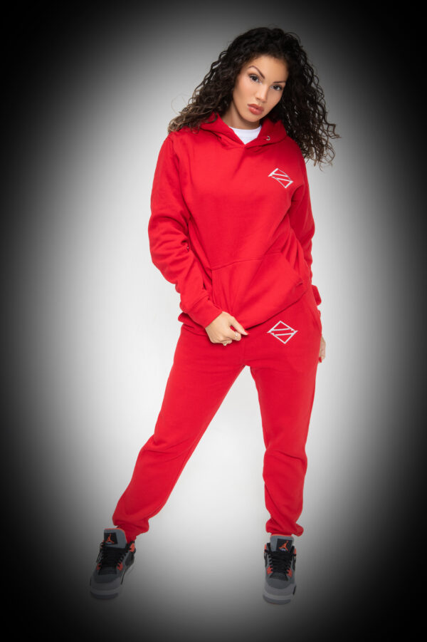 AKAGE LOGO "Red" Top - Silver Embroidered - Image 2