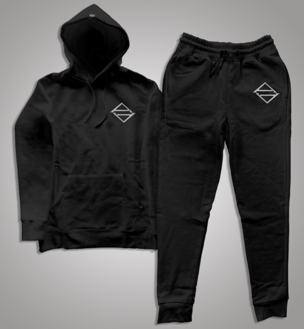 AKAGE LOGO "Black" Set - Silver Embroidered
